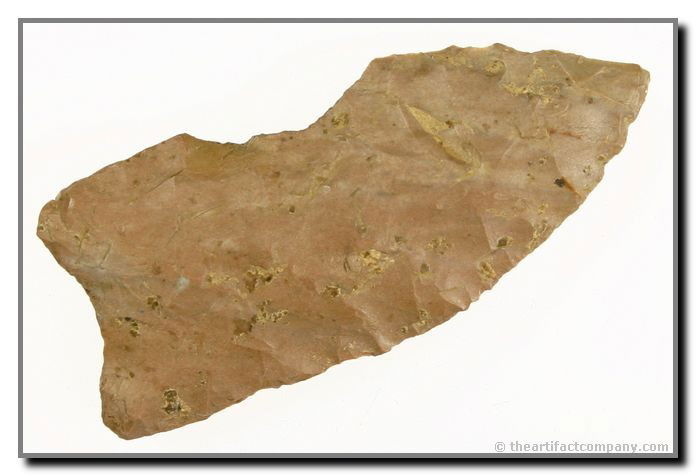 3" Quad: Nice big example of the type. Old spokeshave(?) / plow strike on side. Found by John Miller in Clay Co., Indiana.