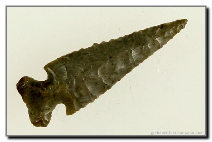 1 7/16" Morris: Awesome example. This very point is pictured in Overstreet's Vol. 10, page 632. Found by Guy G. Moore in Saline Co., Arkansas.