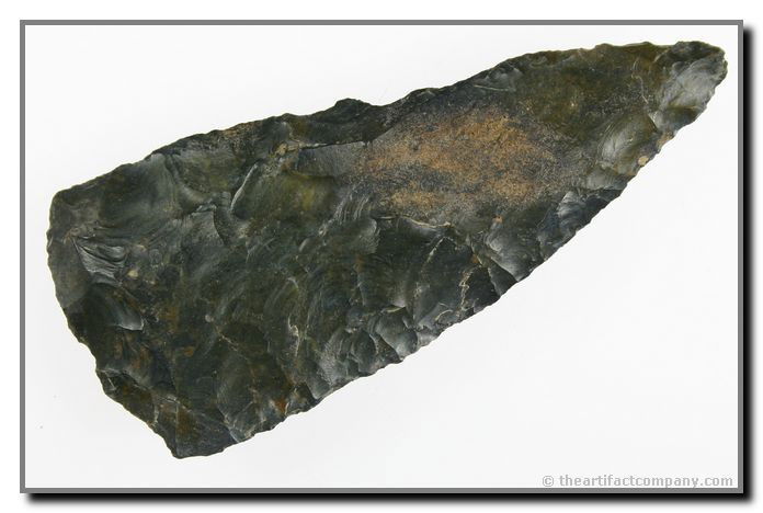 4 1/16" Cobbs Knife: Made of really pretty Sonora with greens, browns, etc. Found in Christian Co., Kentucky.