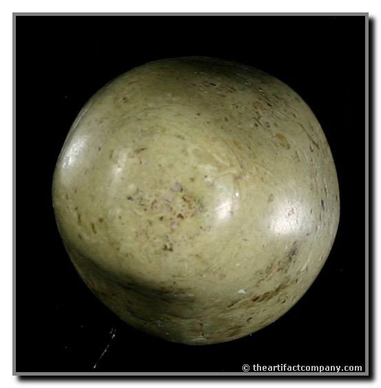 1 5/8" Pipestone Pipe: Super example. Highly polished high quality pipestone in excellent condition. Southern Ohio.