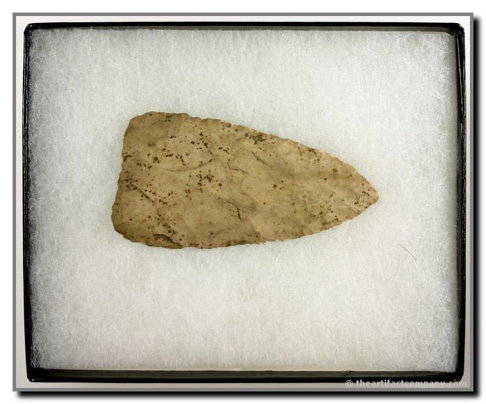 Fantastic Indiana Cobbs: This 3 1/4" Cobbs is just simply great. It as from Warren Co., Indiana and includes a display case. Ex- James Leak Collection.