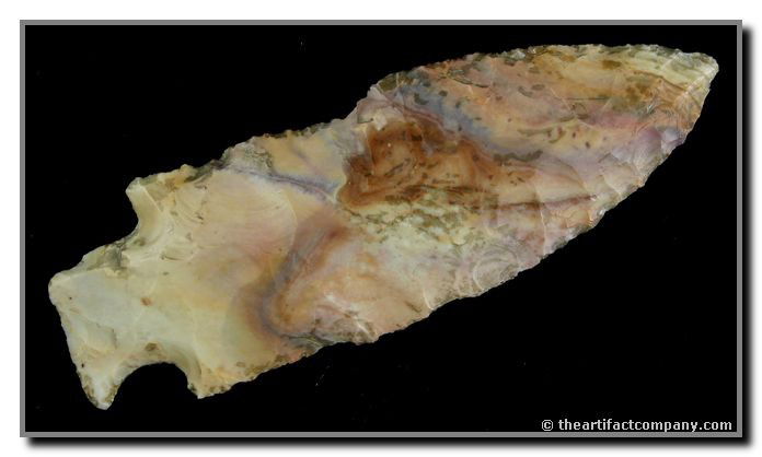 Big 5 1/8" Colorful Motley Knife: Found by John Miller in Clay Co., Indiana.