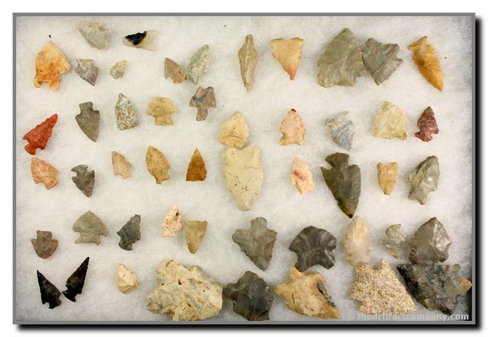 50 piece Indiana Mini-Collection/Dealer Lot: Nice selection of pieces from Clay Co., Indiana. Ex - John Miller Collection.