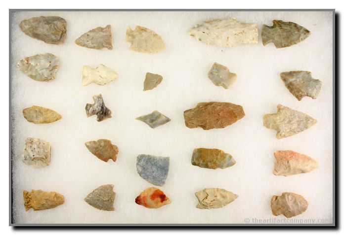 25 piece Indiana Mini-Collection/Dealer Lot: Clay Co., Indiana. Ex - John Miller Collection. Longest 2 1/2"