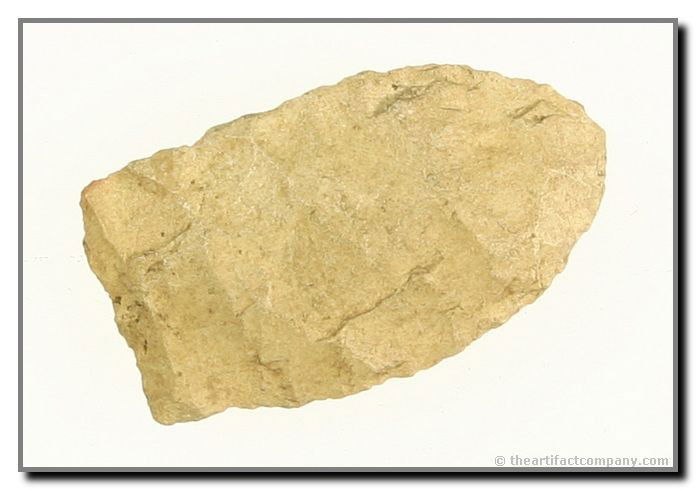 1 1/2" Paleo Dart: Ground on the edges. Very 'Folsom' feeling. Found by John Miller in Clay Co., Indiana.