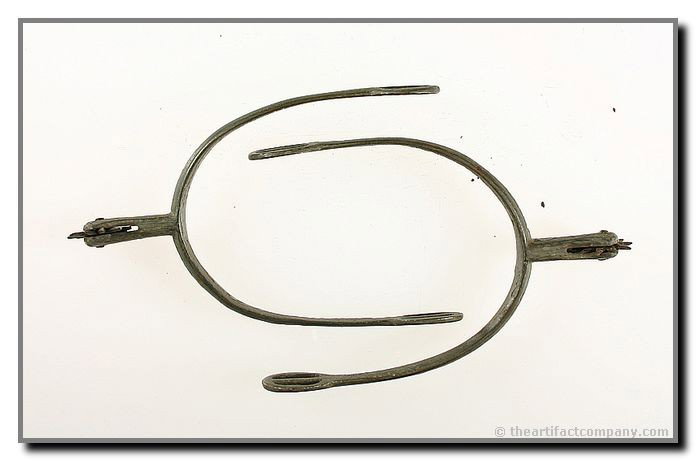 Pair of Spurs: Vintage set of small spurs possibly for a woman. Smaller stars than some. Matched set. Ex - Dr. Joe Daugherty Collection.