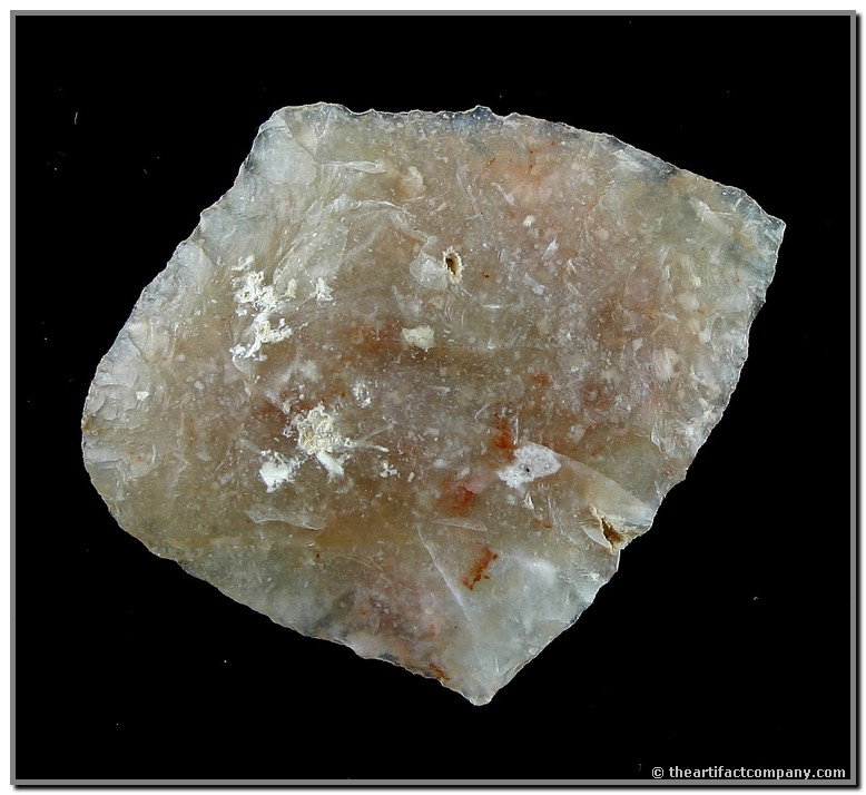 041: 2 1/4" Augustin Knife: Gorgeous translucent Agate. Found in Pima Co., Arizona. Ex- Abbinante Collection.