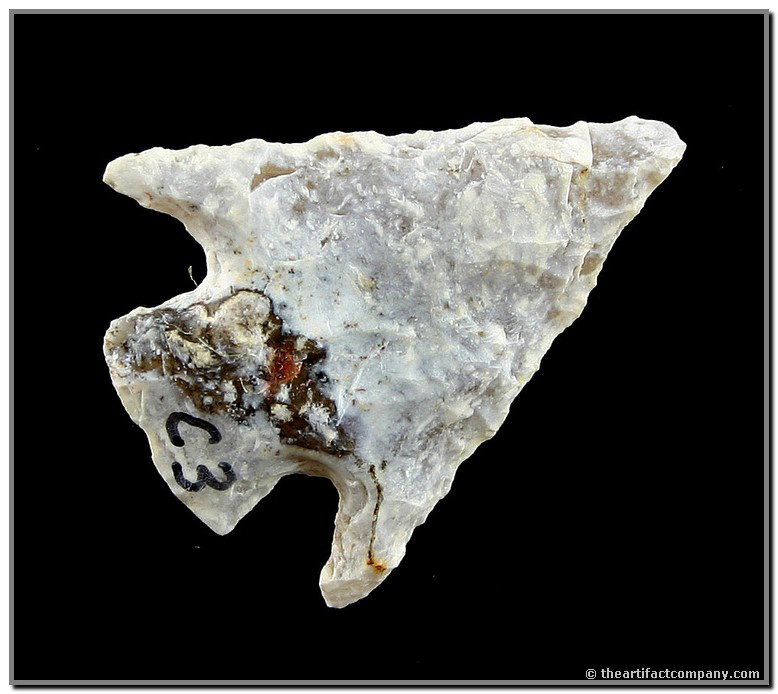 1 5/16" Hells Canyon: Found in Grand Co., Utah. Opalized Agate with white blanching and tremendous translucency. Found by Hersel Nokes.
