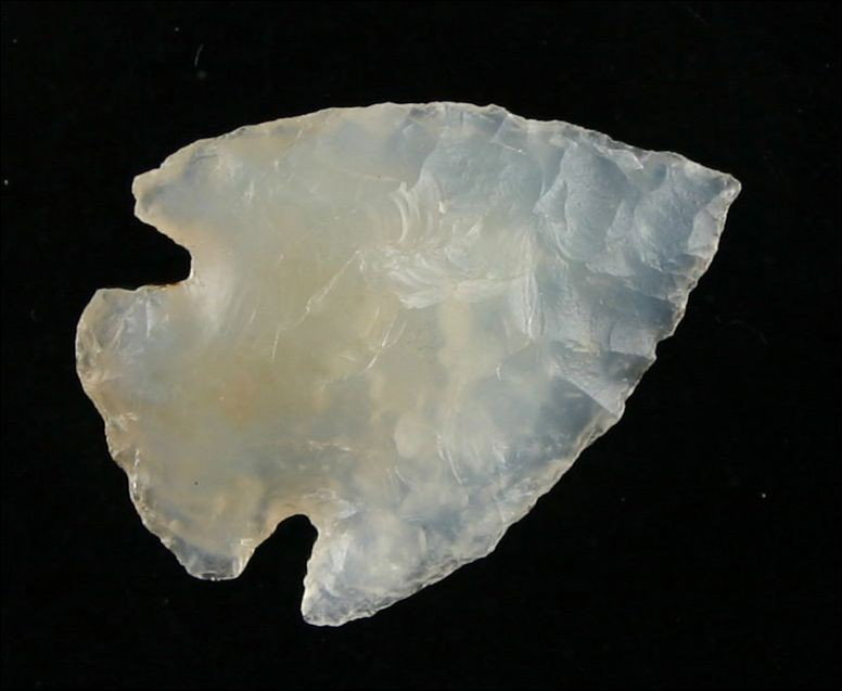 Killer Translucent Agate 1 1/16" Hog Back - Jackson : Perfect opalized Agate example from Colorado. Jackson 'G-10' COA.