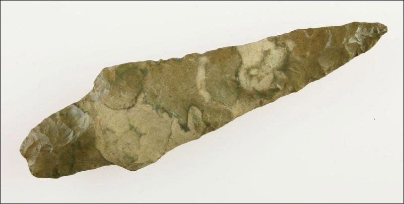 3 3/4" Gary: Truly beautiful piece of nicely river polished Florence Chert. Great eye appeal and size. Found in Oklahoma.