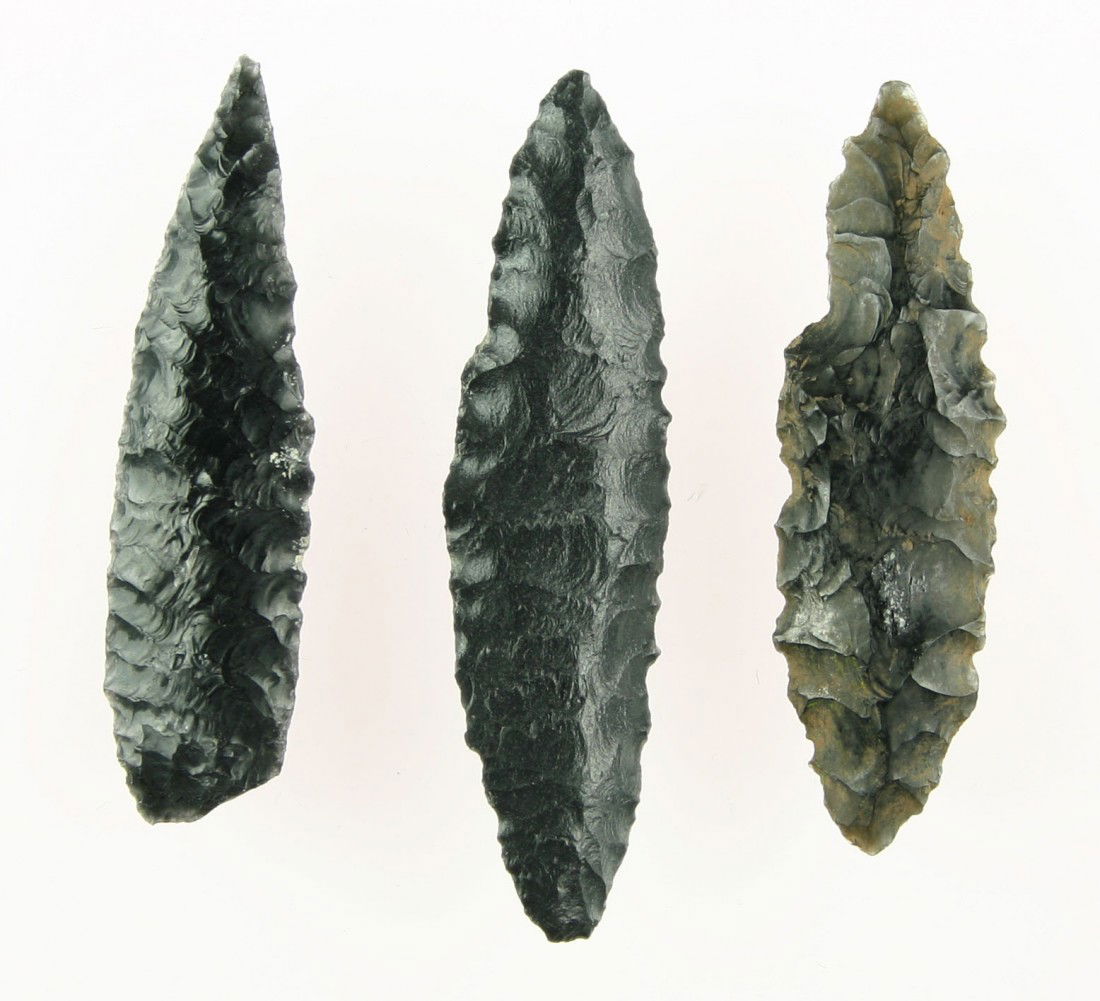 3 Obsidian Cascades: Biggest 2 1/2". All excellent. All from Oregon.