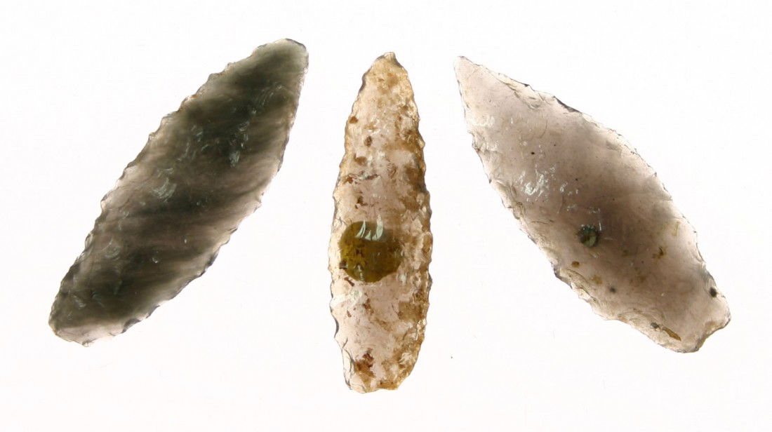 3 Killer Translucent Obsidian Cascades: All have excellentshimmering Ice Obsidian ranslucency. Biggest is 1 5/8". All from Harney co., Oregon.