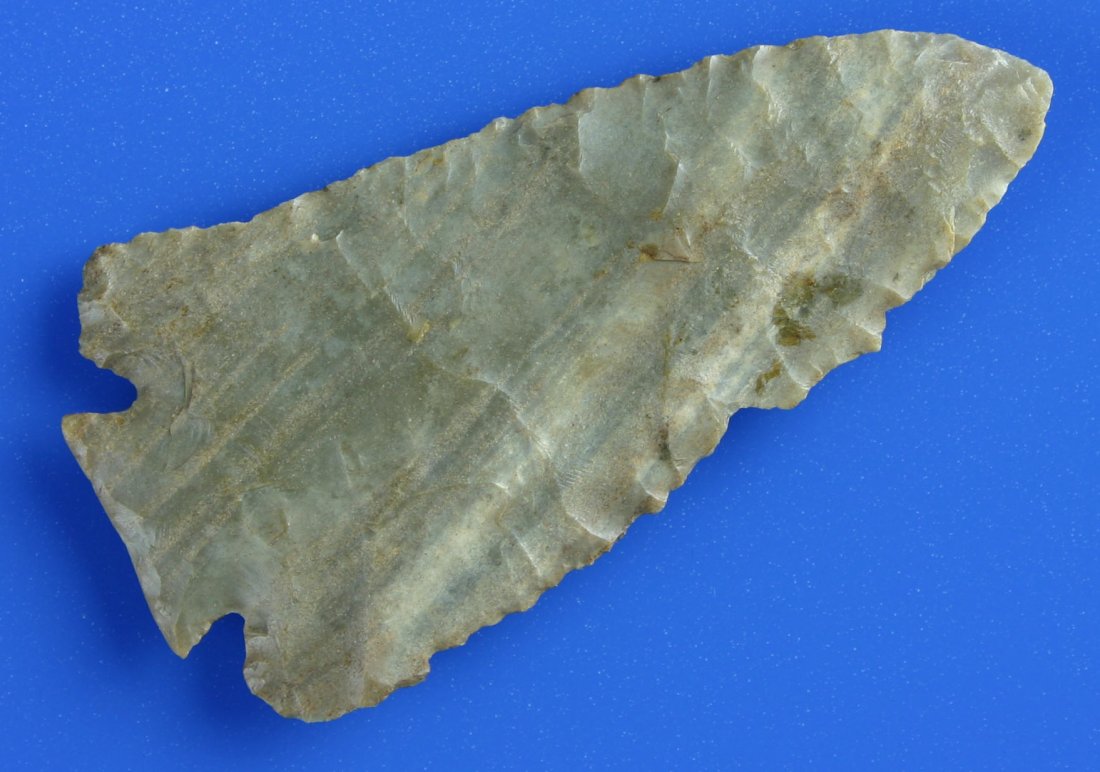 3 1/8" Decatur - Davis COA: Pretty Carter Cave. Found in Kentucky. Davis COA.
