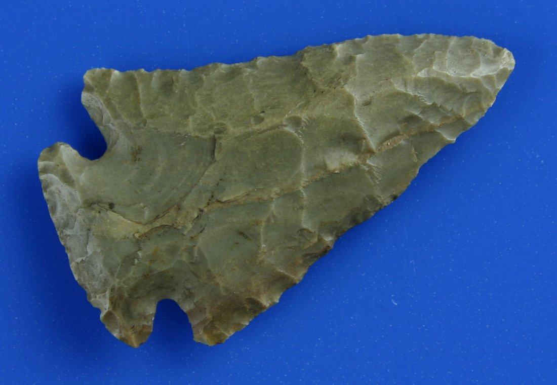 2 5/16" Unfractured Base Decatur: Central Kentucky. Ex - Joe Daugherty Collection. Carter Cave Flint