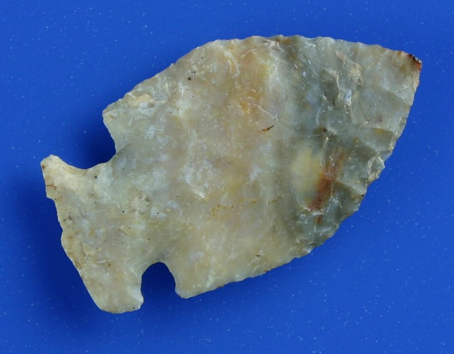 1 1/2" Knight's Island: Excellent symmetry. Highly translucent multi-toned Boyle Chert. Found in Montgomery Co., Kentucky by Jay Spencer.