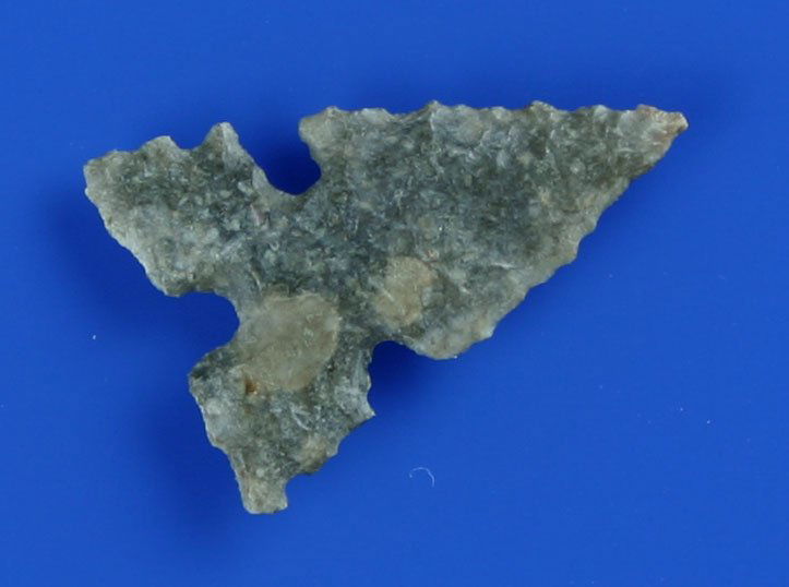 7/8" Huffaker: Thin with nice color and at least 7 notches. Found in Kansas.