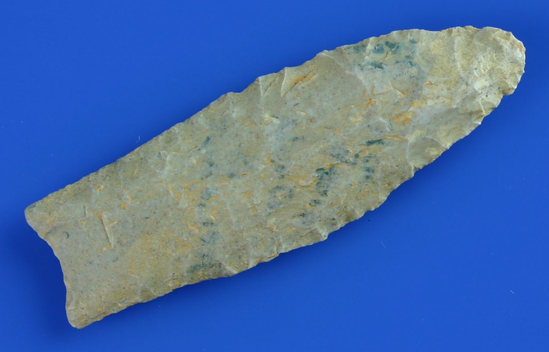 3 11/16" Clovis: Superb Boyle Chert example from the Puckett Collection. Southern Kentucky.