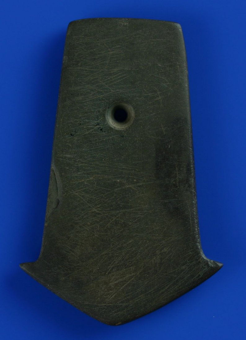 3 5/16" Slate Anchor Pendant: Choice slate example from North-Central Ohio. Thin and excellent.