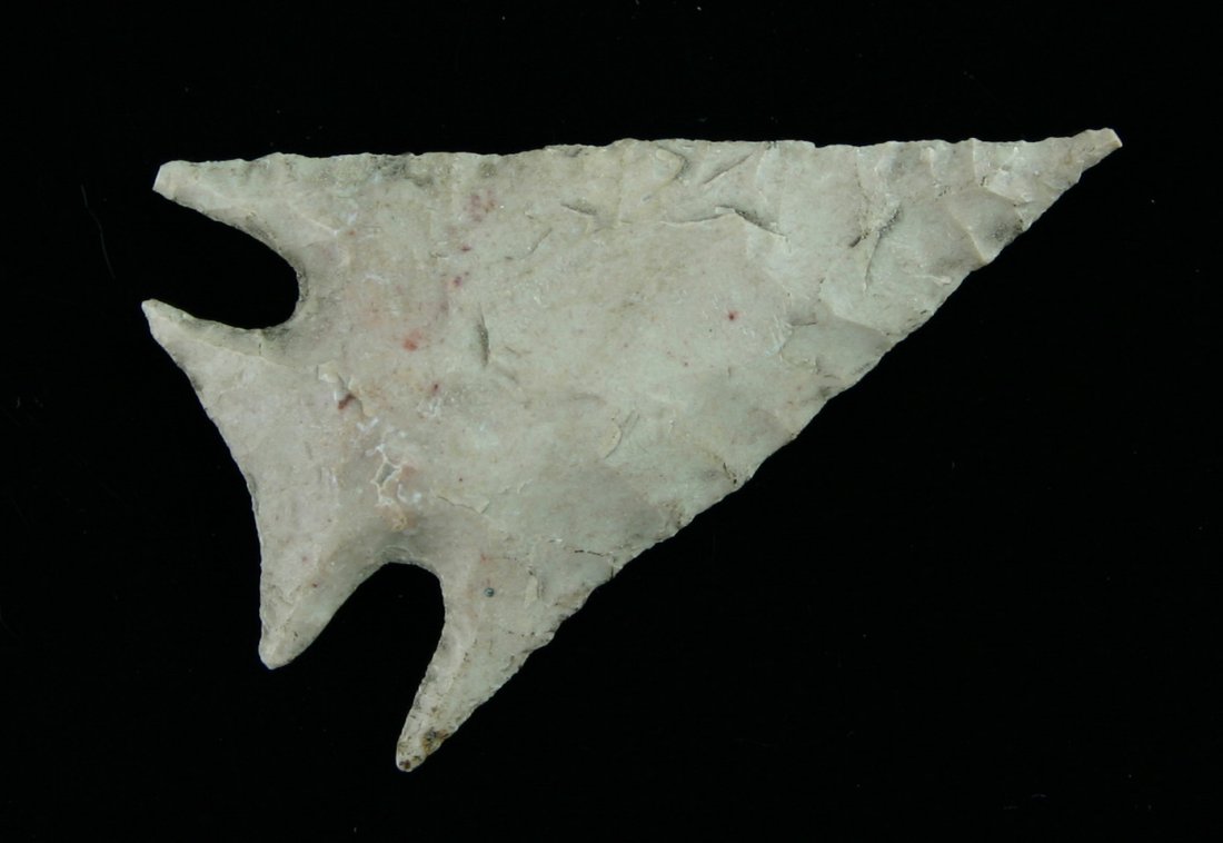 2 1/2" G-10 Marcos: Needled tipped example found by Paul Stinson in West-Central Texas. Edwards Plateau Chert. G-10 example.