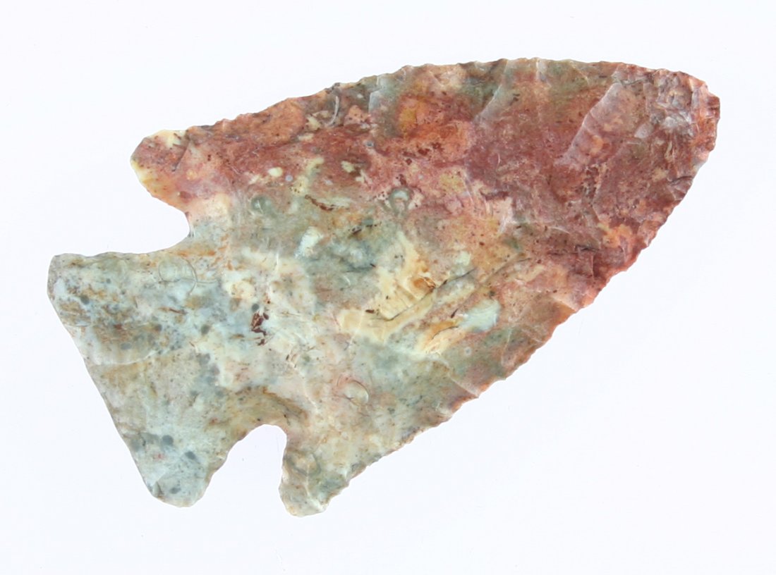 2 3/8" Hardin - Jackson COA: Licking Co., Ohio example formerly of the Travis Collection. Flint Ridge. Jackson COA.