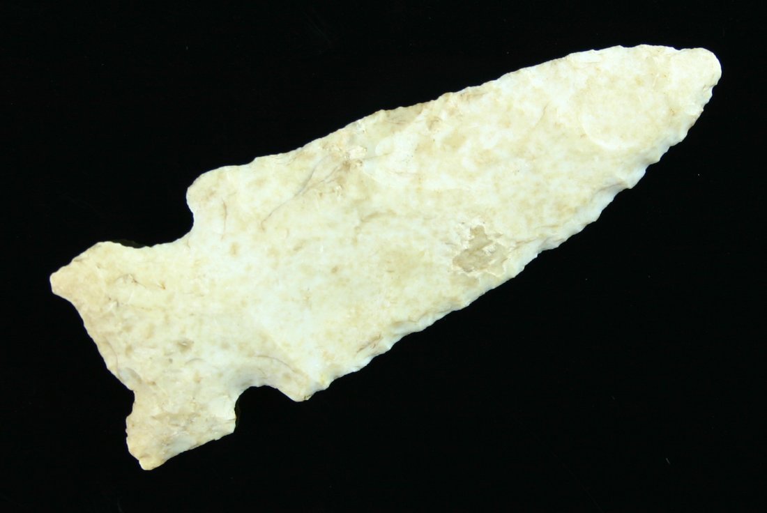 3 1/2" Graham Cave - Richardson COA: Burlington Chert example from Calhoun Co., Illinois. Richardson COA