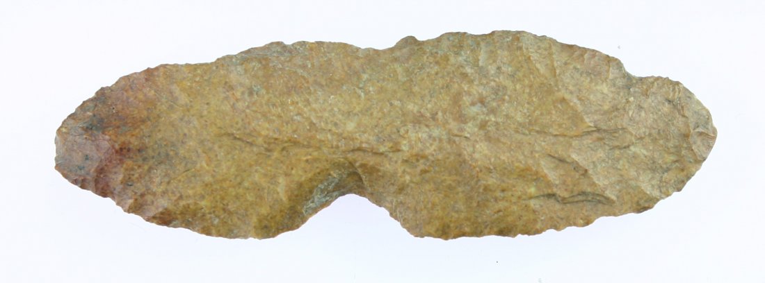 4 1/4" Lerma Blade: Fossil Chert example from the Carter Estate Collection.