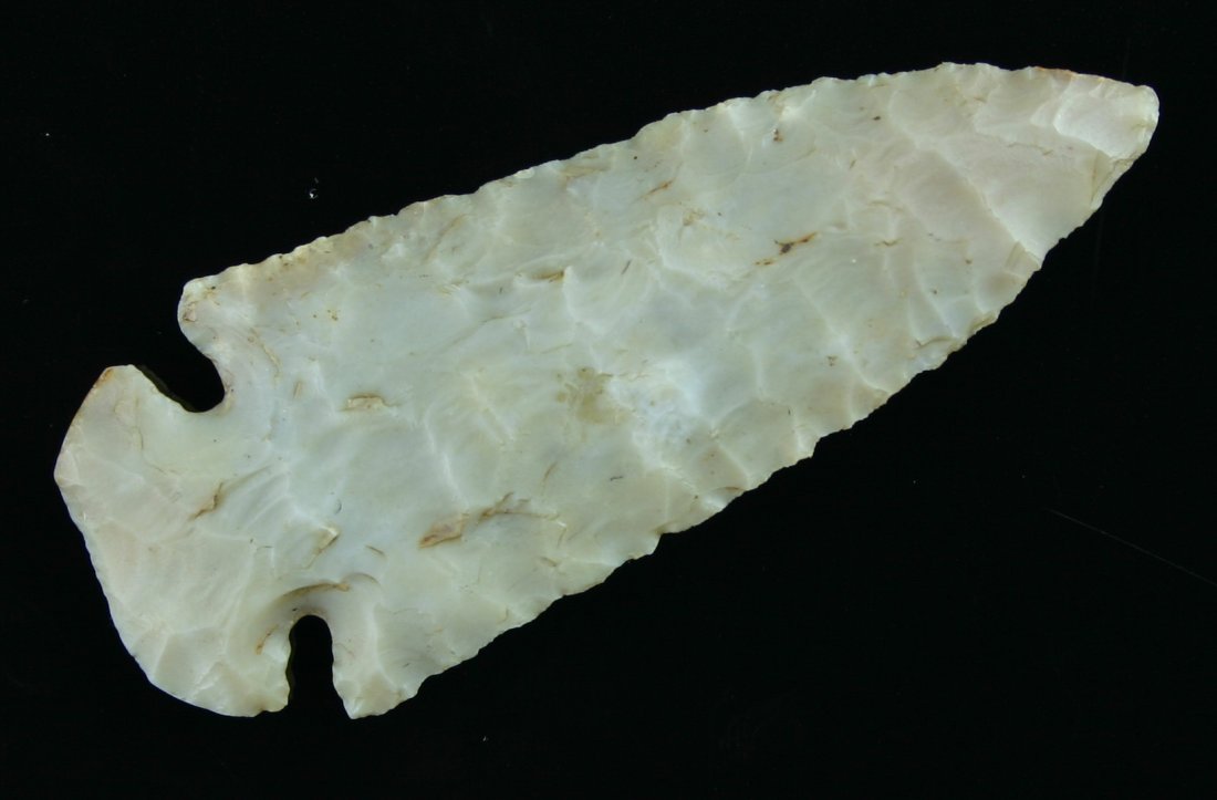 3 5/16" Dovetail - Davis G-9 COA: Translucent example from Ohio with a Davis G-9 COA. Ex - Carter Estate Collection. Killer.