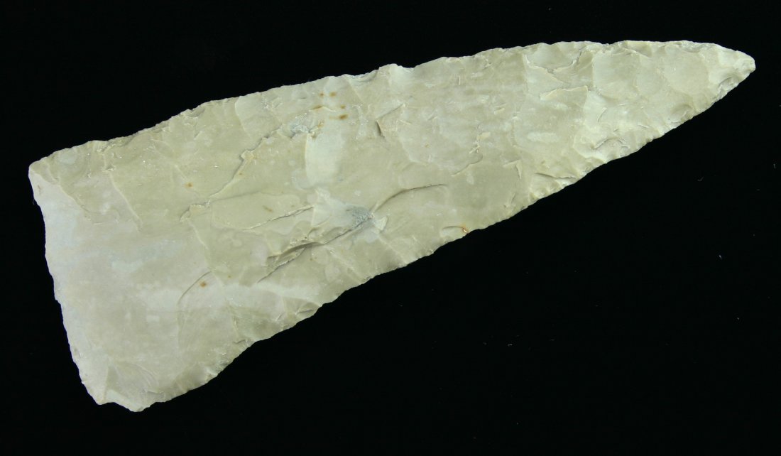 4 7/8" Friday Knife - STERMER COA: Central Texas find formerly of the Pohler Collection. Edwards Plateau Chert. Stermer COA