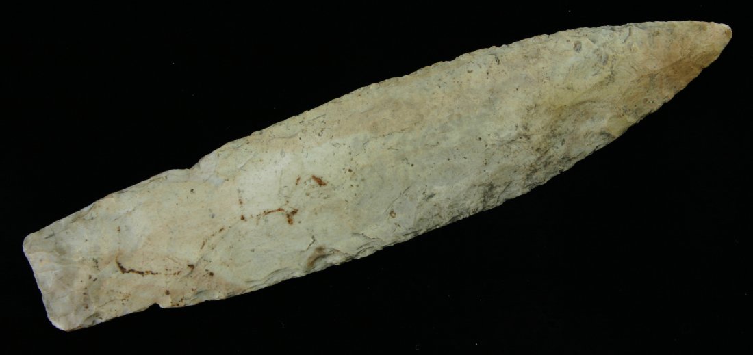 5 7/8" Sedalia - Jackson COA: Large example from Missouri with an older Jackson COA Burlington Chert.