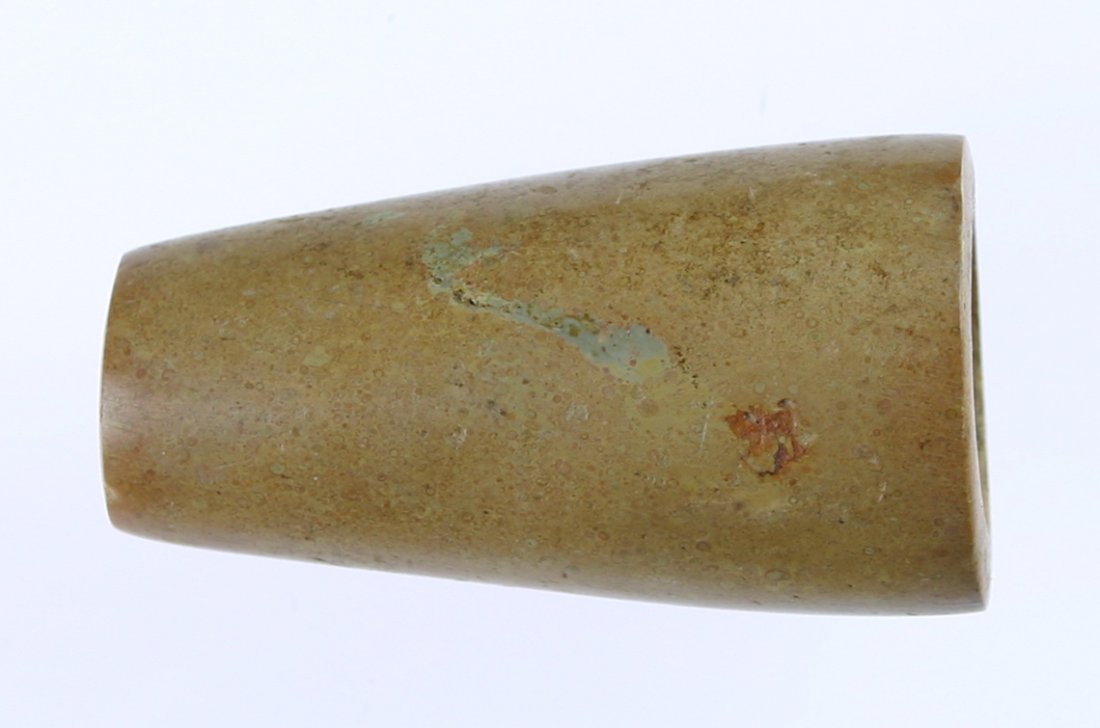 2" Tube Pipe: Made of ighly polished and very pretty Ohio pipestone. Scioto Co., Ohio.