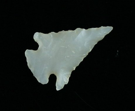 13/16" Agee - Jackson G-10 COA: Awesome example. Ex- Kizzia. Gorgeous translucent white Novaculite. Pike Co., Arkansas. Ex- Dr. Nelson and Bill Jackson Collections. Jackson G-10 COA.