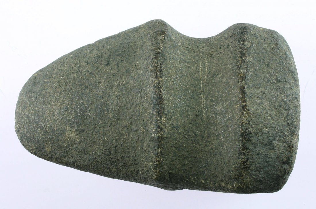 4 3/4" 3/4 Groove Axe: Granite example from Kentucky with nice mineralization.