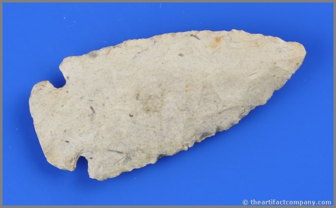 2 7/8" Dovetail: Nice Midwestern example formerly of the Rob Dills collection. Nicely patinated flint. KY/IN .
