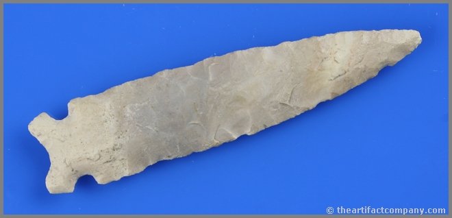 4 1/4" Graham Cave - Jackson COA: Kentucky example formerly of the Hall, Pinkston, and Rowe Collections. Jackson COA. Brown Fossil Chert.