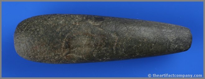 5 11/16" Chisel: Slate example from Ross Co., Ohio. Nice weathering and polish.