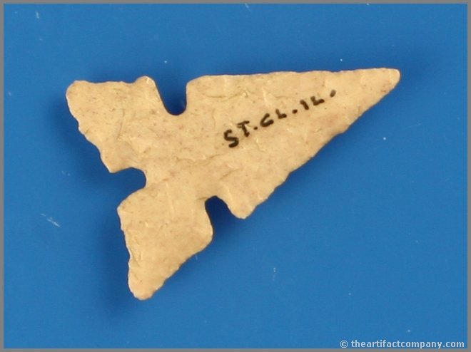 1" Cahokia: St. Clair Co., Illinois example in a strawberry burlington chert. Nice.