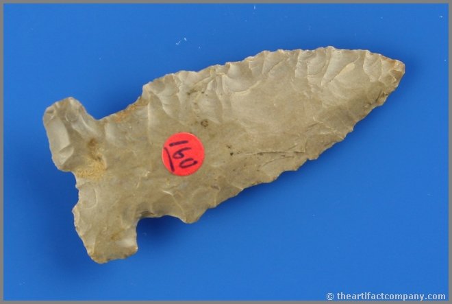 2 1/8" Big Sandy E-Notch: Tennessee Hornstone example. Ex - Goodrum.