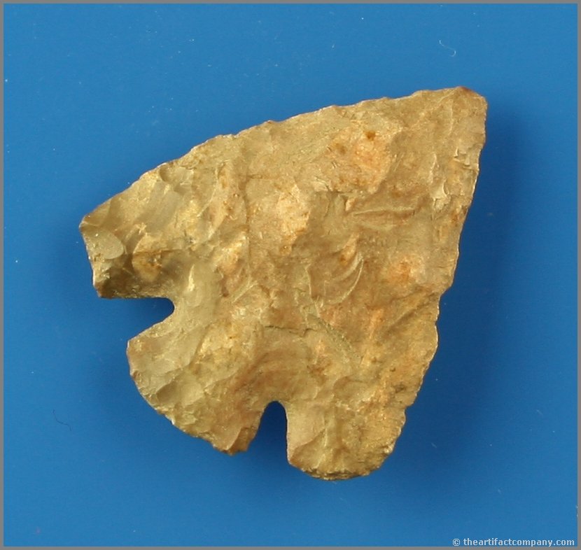 1 3/16" Quilomene Bar - Ex- Hardie: Mottled fossil chert with great form (squared ears) and symmetry. Found along the Columbia River between Salem and Albany, Oregon in the 1950's by Ralph Green. Ex- Tony Hardie.