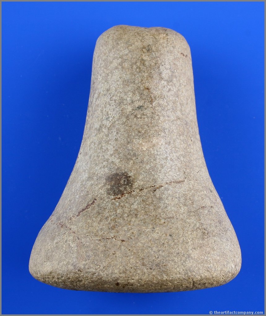 4 5/8" Pestle - Ex Townsend: Very nice diorite example from Indiana formerly of the Earl Townsend Collection. High degree of polish in many areas. Nice!