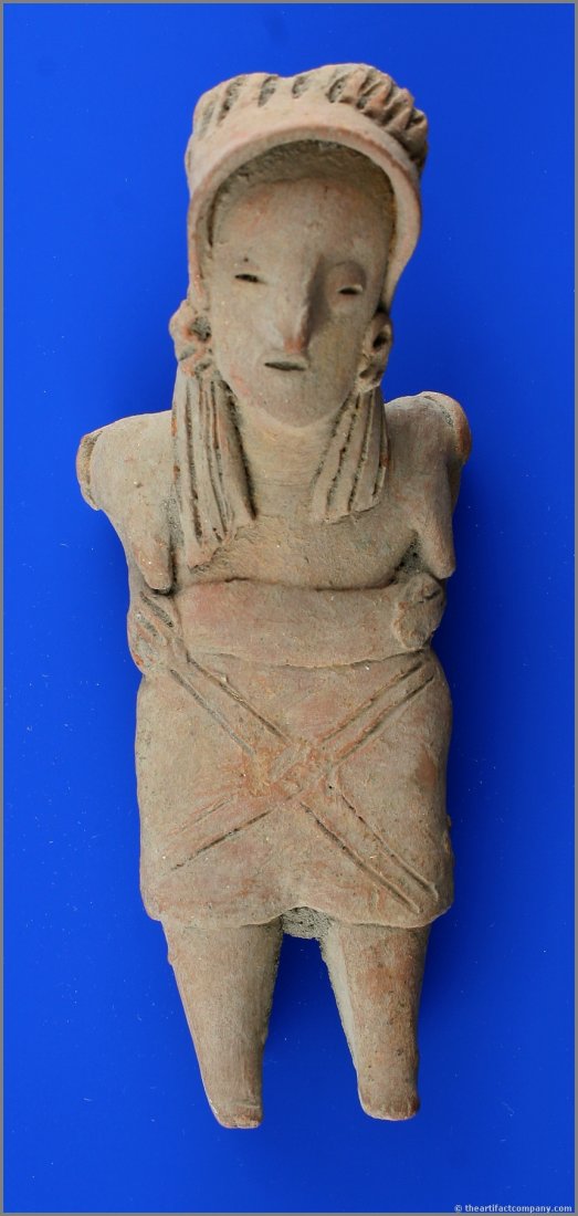 5 1/2" Colima Figurine: Nice prehistoric example from Mexico. Estate find.