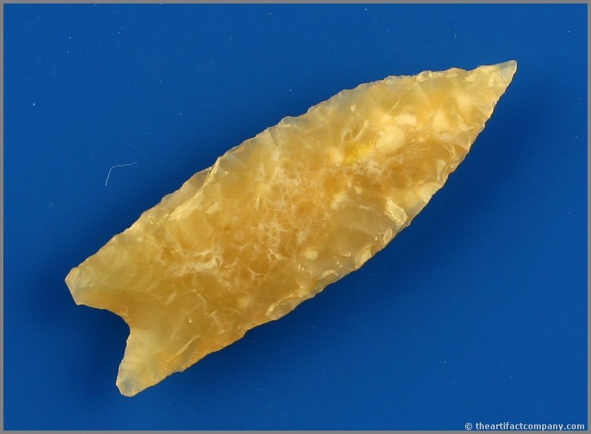 1 15/16" McKean - Stermer COA: Totally translucent chalcedony example found by gene Barbieri at Big Timber located in Sweet Grass Co., Montana. Stermer COA.