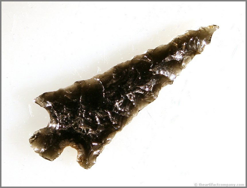 1 7/8" Rose Springs: Obsidian example from Oregon. Nice size and great condition.