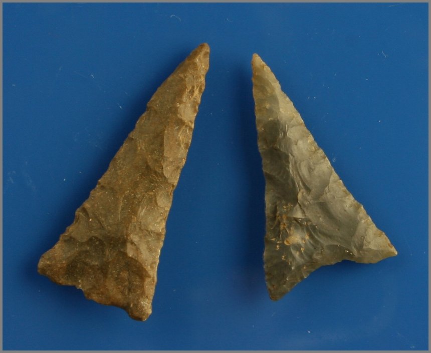 2 Super Madison Points: Big Central Kentucky examples of these TRUE arrowheads.
