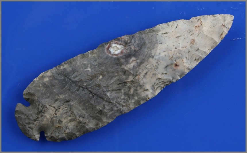 5 3/16" Dovetail: Knox Co., Ohio example in Flint Ridge! Pictured in Who's Who #9 pg 342. Ex Johnn Sproage Collection.