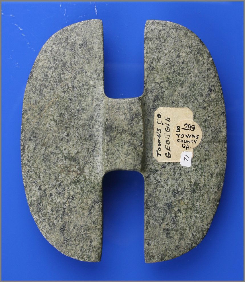 5 1/4" Southern Notched Ovate Bannerstone