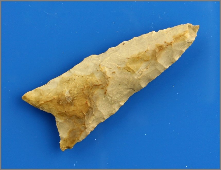 2 7/16" Dalton: Gray chert example from Missouri. Nice!