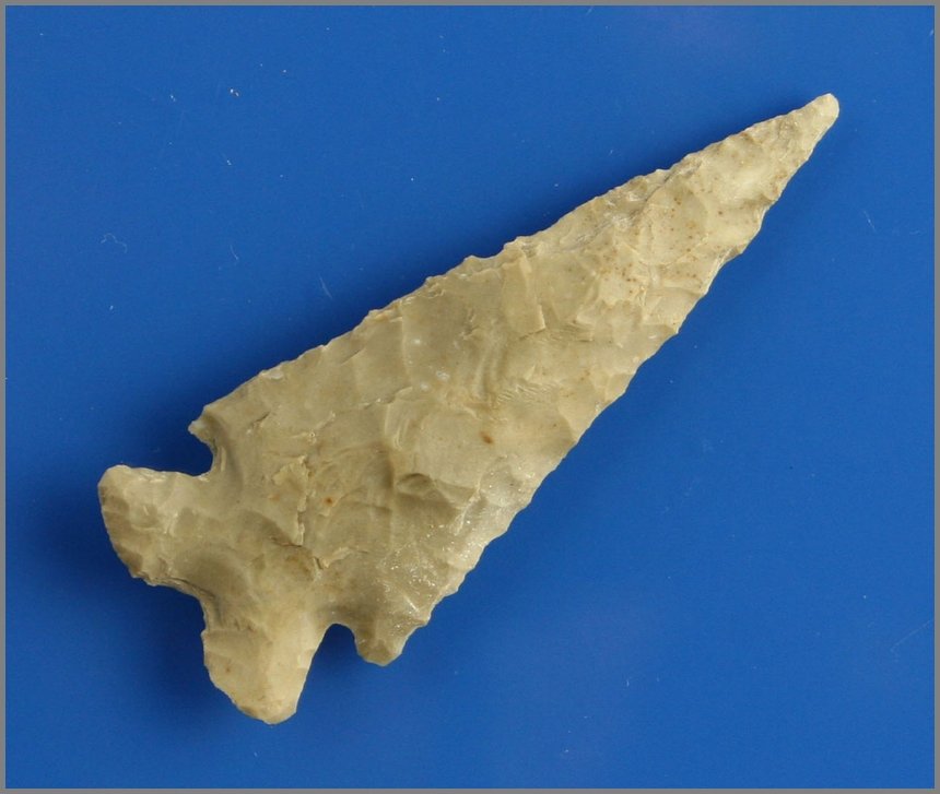 2 1/2" Ensor - Jackson COA: Edwards Plateau Chert. Comanche Co., Texas. Ex - J.P. Jones Collection. Jackson COA.