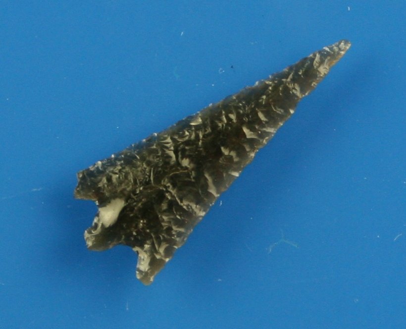 1 3/16" Rose Springs: Obsidian example from Northern California.