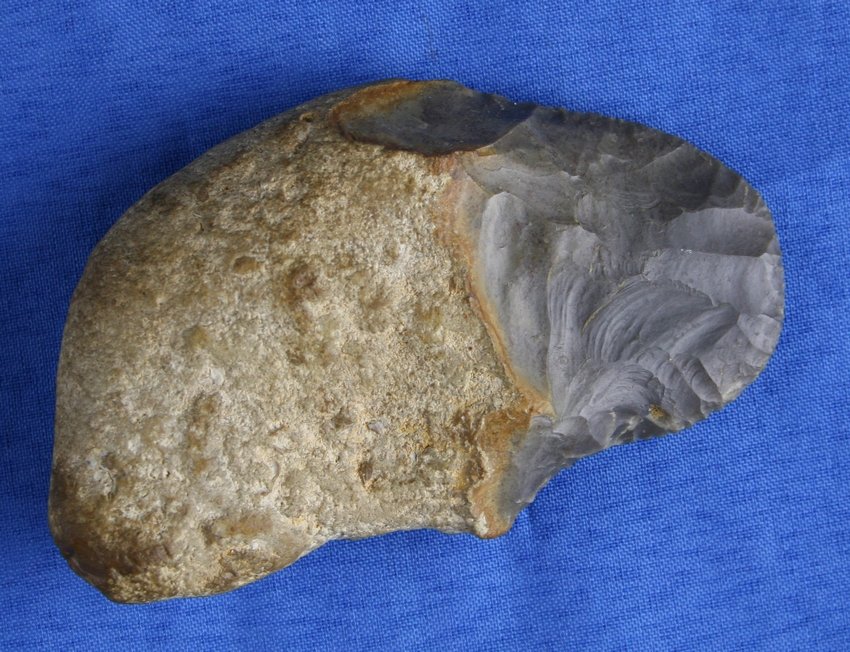 4" Kerrville Knife - Jackson COA: Pedernales River chert example found in LaSalle Co., Texas. Nice.