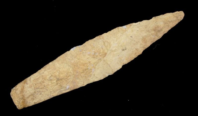 4 5/16" Agate Basin: Nice example in fossil chert.